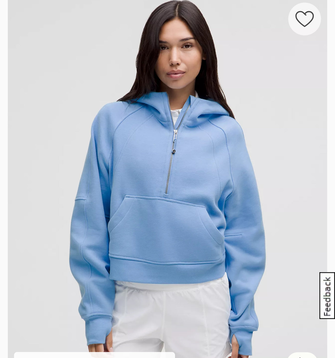 Half zip hoodie for girls
